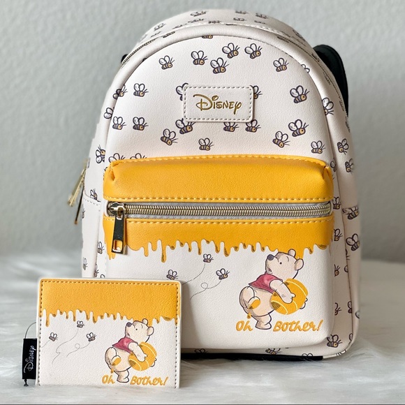 Loungefly Handbags - Loungefly Winnie the Pooh Backpack & Wallet Set